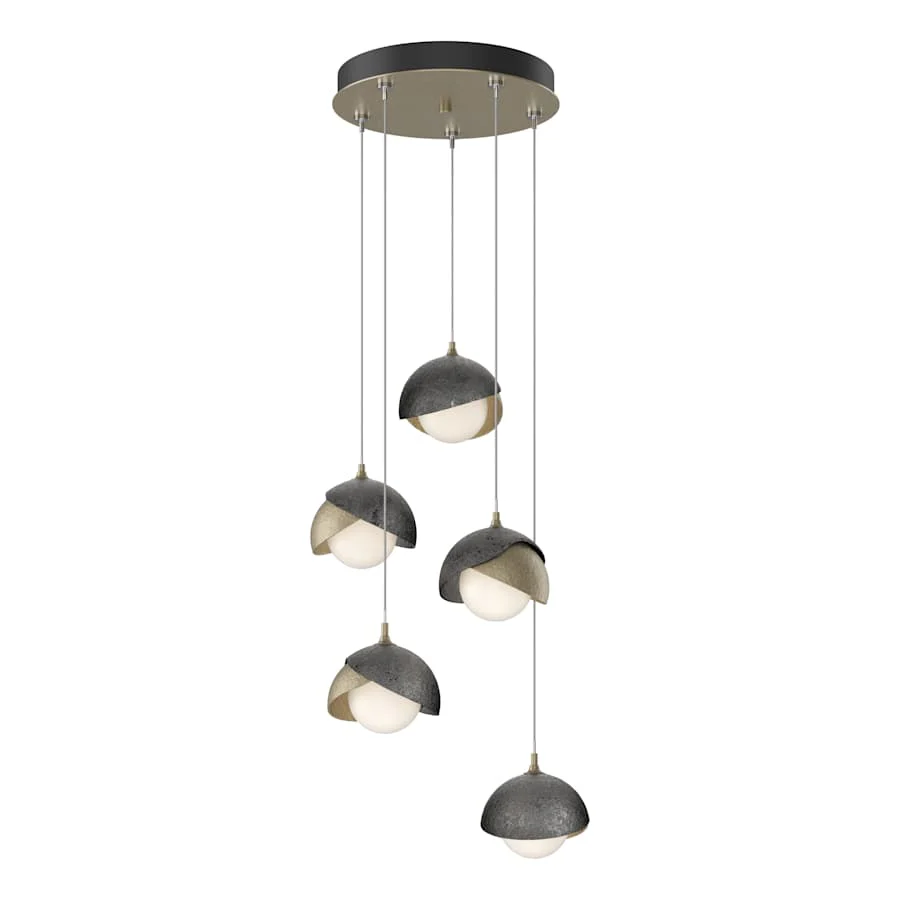 Hubbardton Forge Brooklyn 5 Light 16" Wide Suspension Multi Light Pendant - Image 1