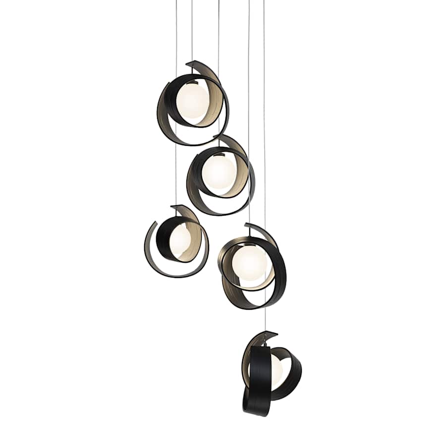 Hubbardton Forge Riza 5 Light 20" Wide Multi Light Pendant - Image 3