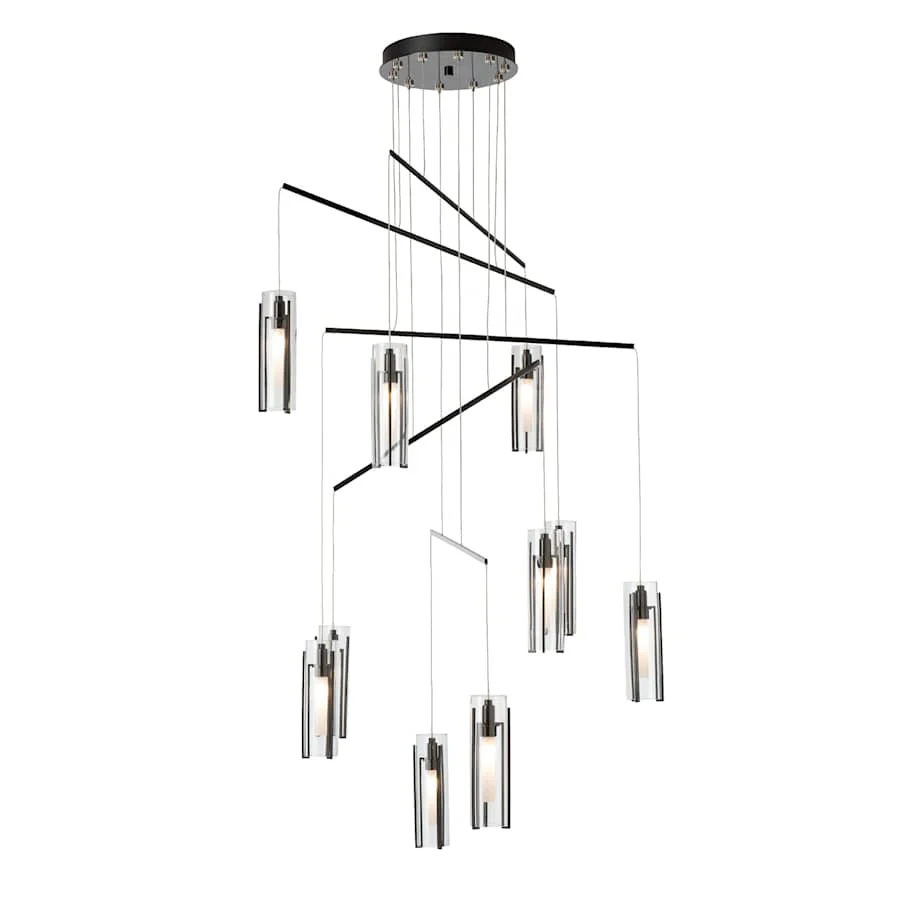 Hubbardton Forge Exos 10 Light 35" Wide Multi Light Pendant - Image 1