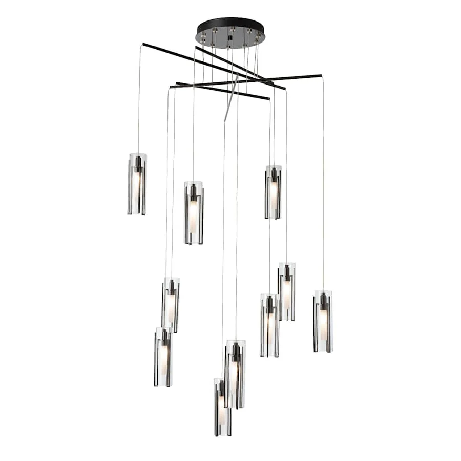 Hubbardton Forge Exos 10 Light 35" Wide Multi Light Pendant - Image 2
