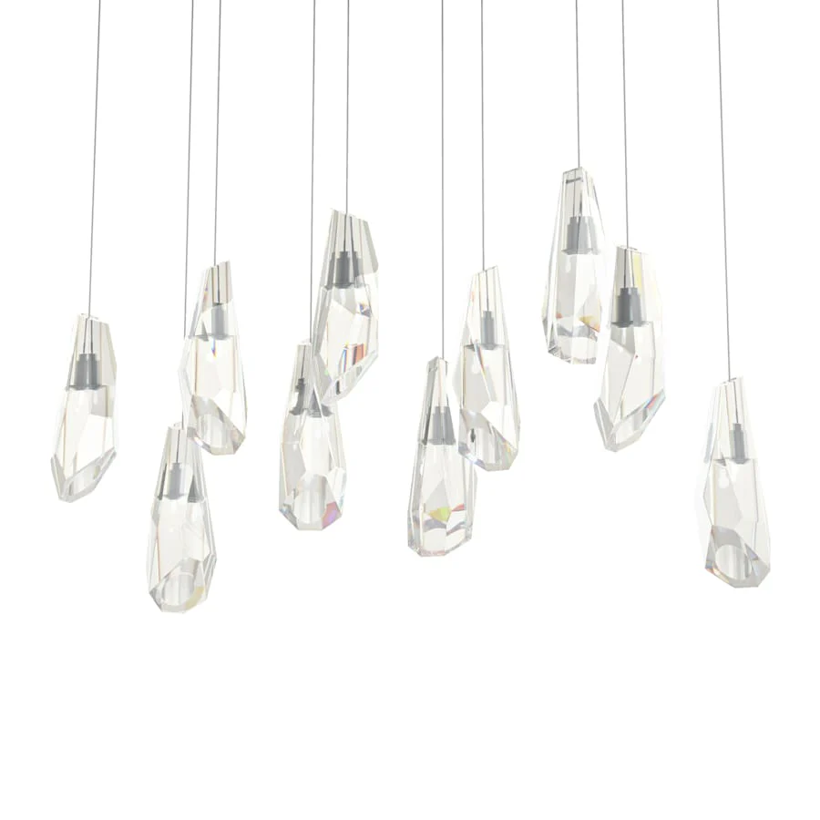 Hubbardton Forge Luma 10 Light 45" Wide Linear Pendant - Image 2