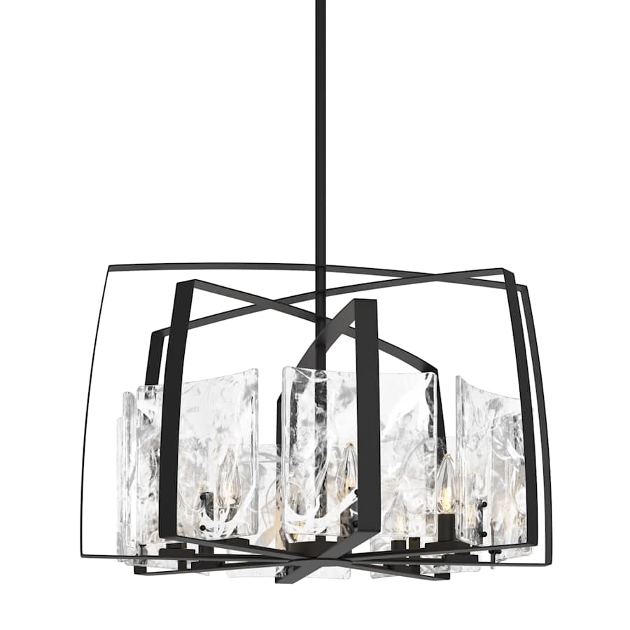 Hubbardton Forge Arc 8 Light 34" Wide Drum Chandelier - Image 1