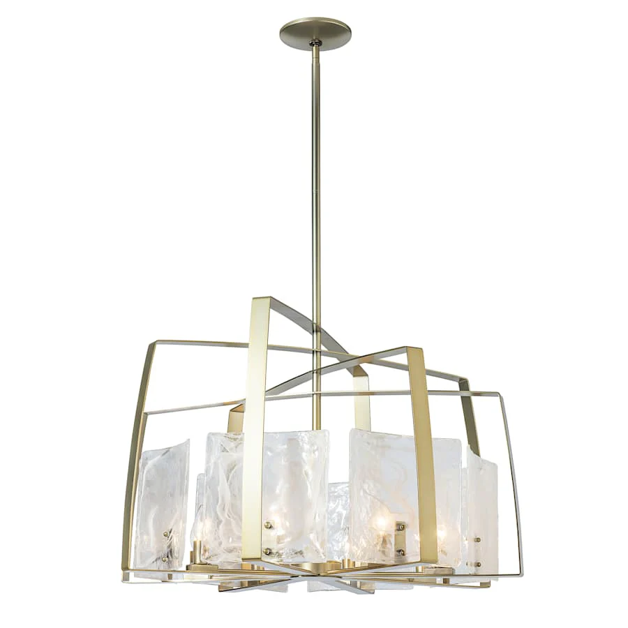 Hubbardton Forge Arc 8 Light 34" Wide Drum Chandelier - Image 2