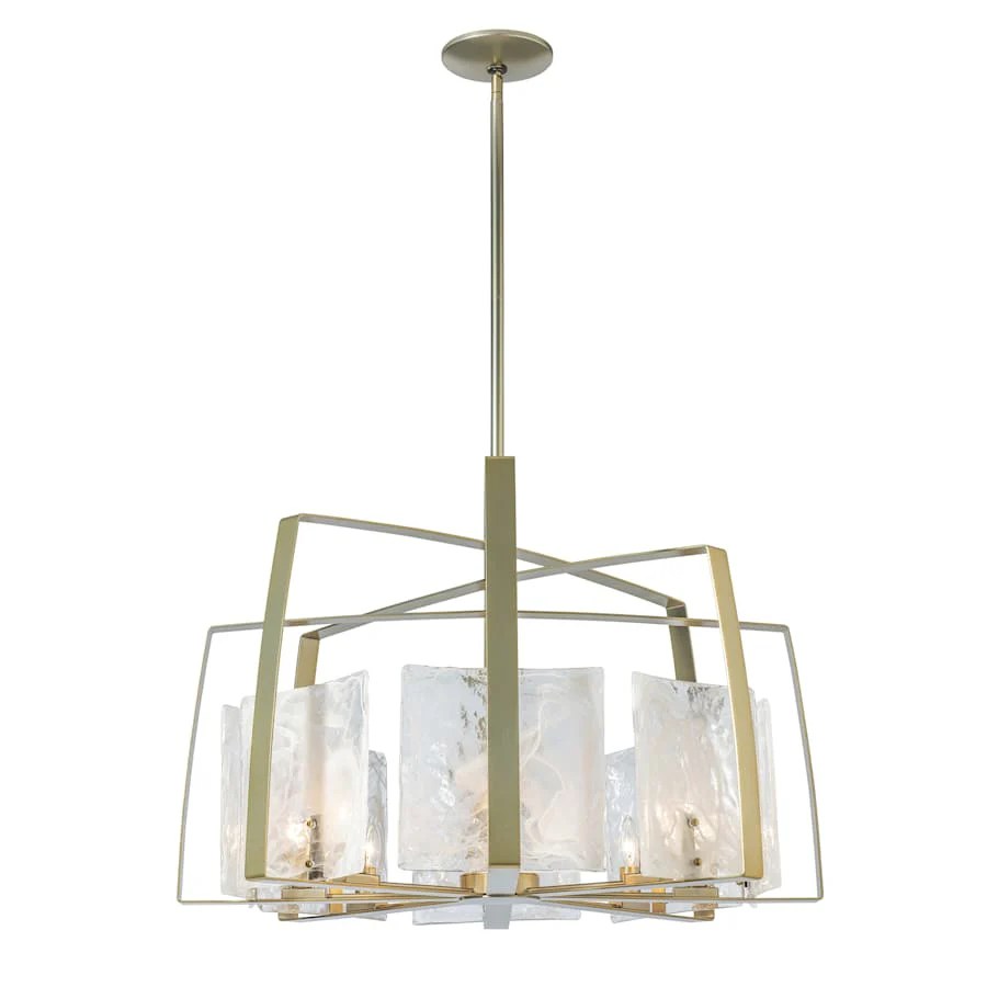 Hubbardton Forge Arc 8 Light 34" Wide Drum Chandelier - Image 3