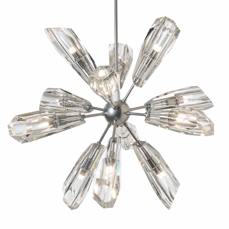 Hubbardton Forge Luma 12 Light 32" Wide Crystal Pendant - Image 1