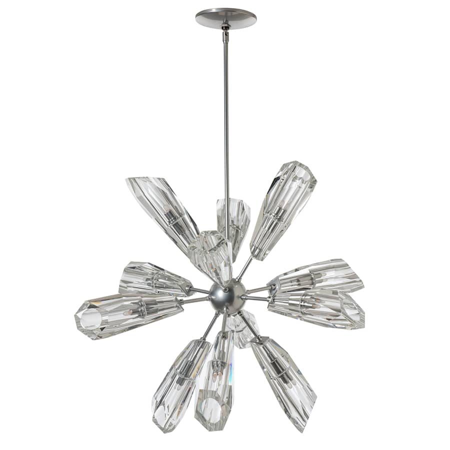 Hubbardton Forge Luma 12 Light 32" Wide Crystal Pendant - Image 3