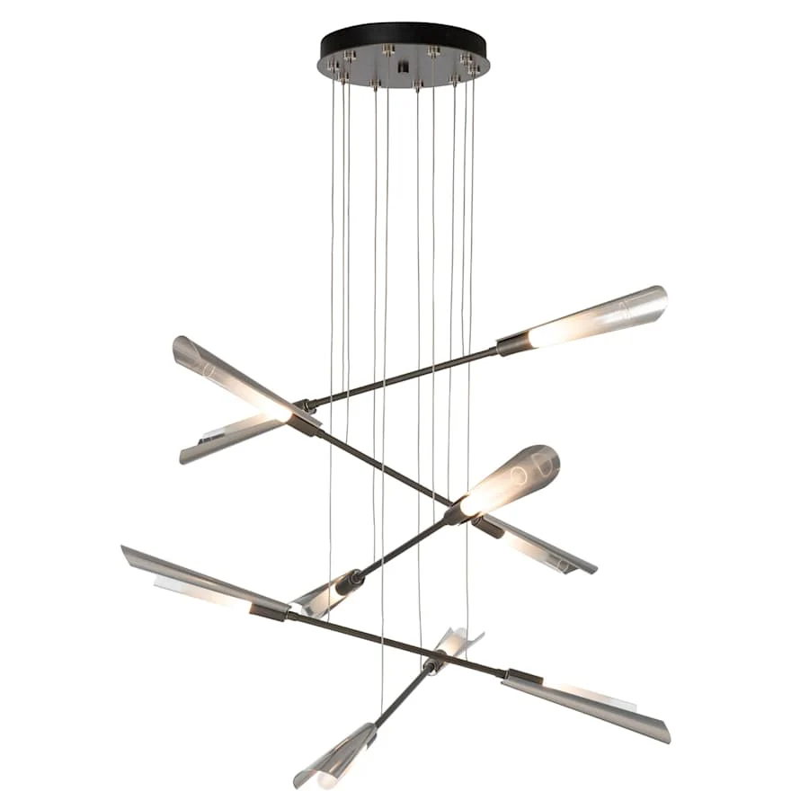 Hubbardton Forge Flight 10 Light 40" Wide Multi Light Pendant - Image 1