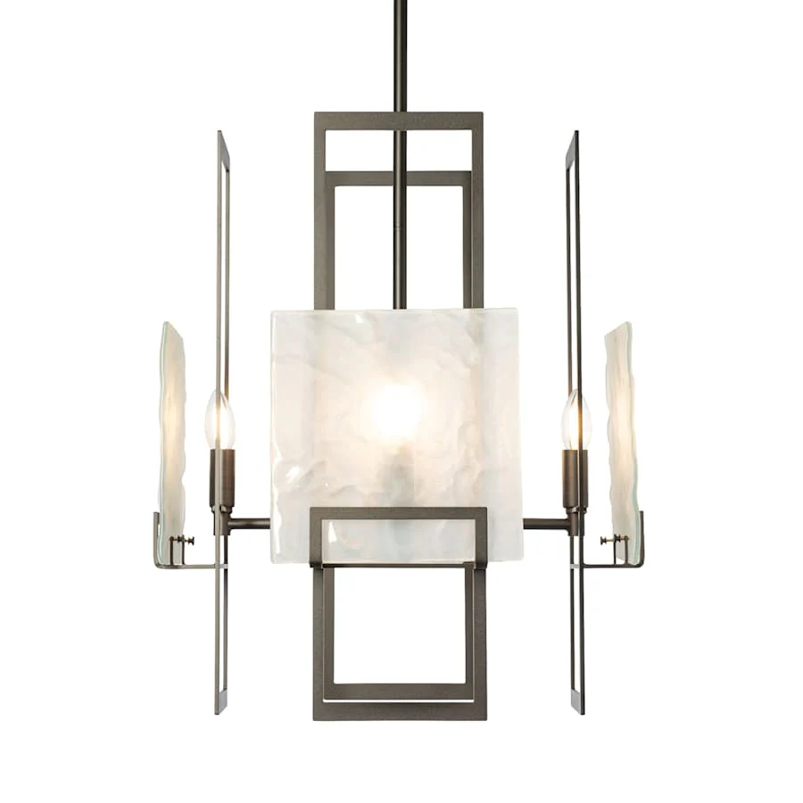 Hubbardton Forge Geo 4 Light 21" Wide Chandelier - Image 1