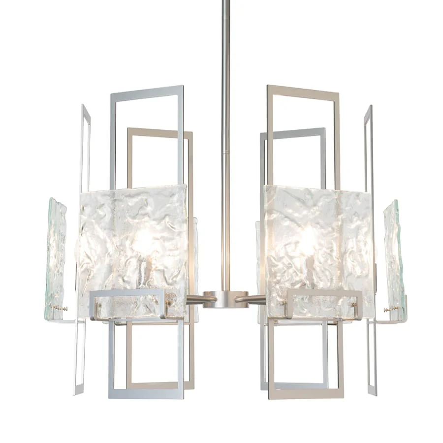 Hubbardton Forge Geo 6 Light 32" Wide Chandelier - Image 1