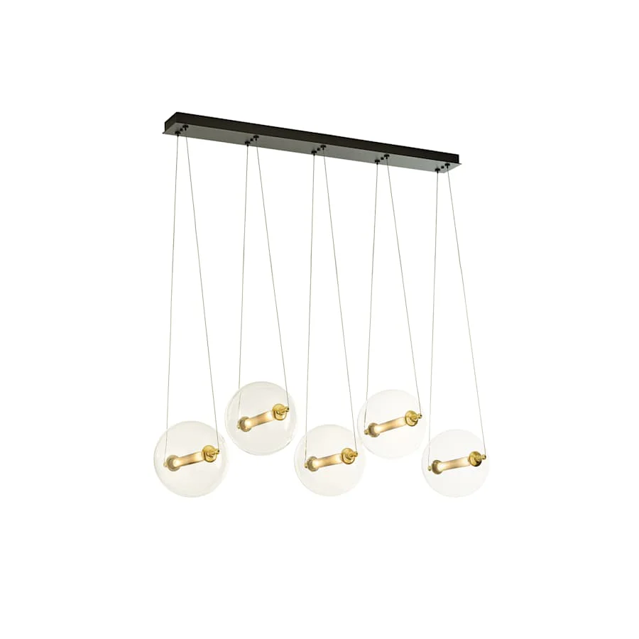 Hubbardton Forge Otto 10 Light 57" Wide Suspension Linear Pendant - Image 1