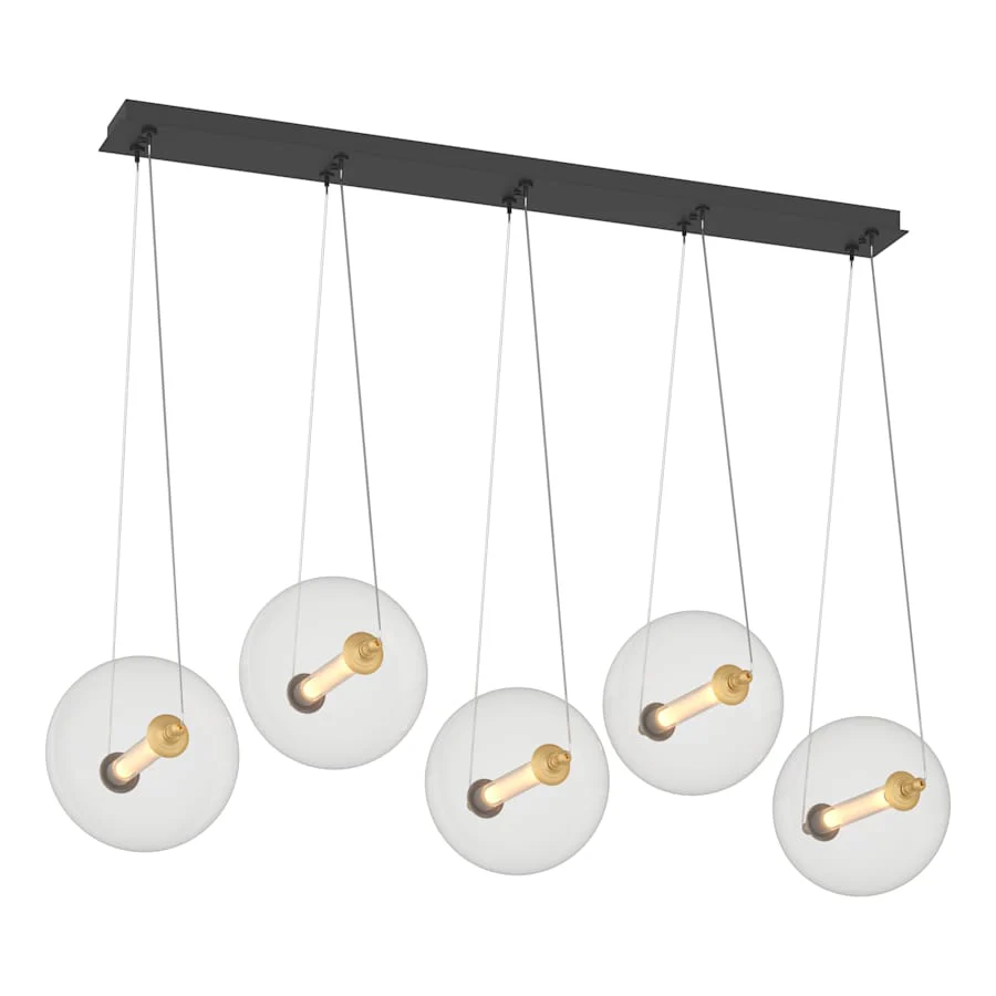 Hubbardton Forge Otto 10 Light 57" Wide Suspension Linear Pendant - Image 2