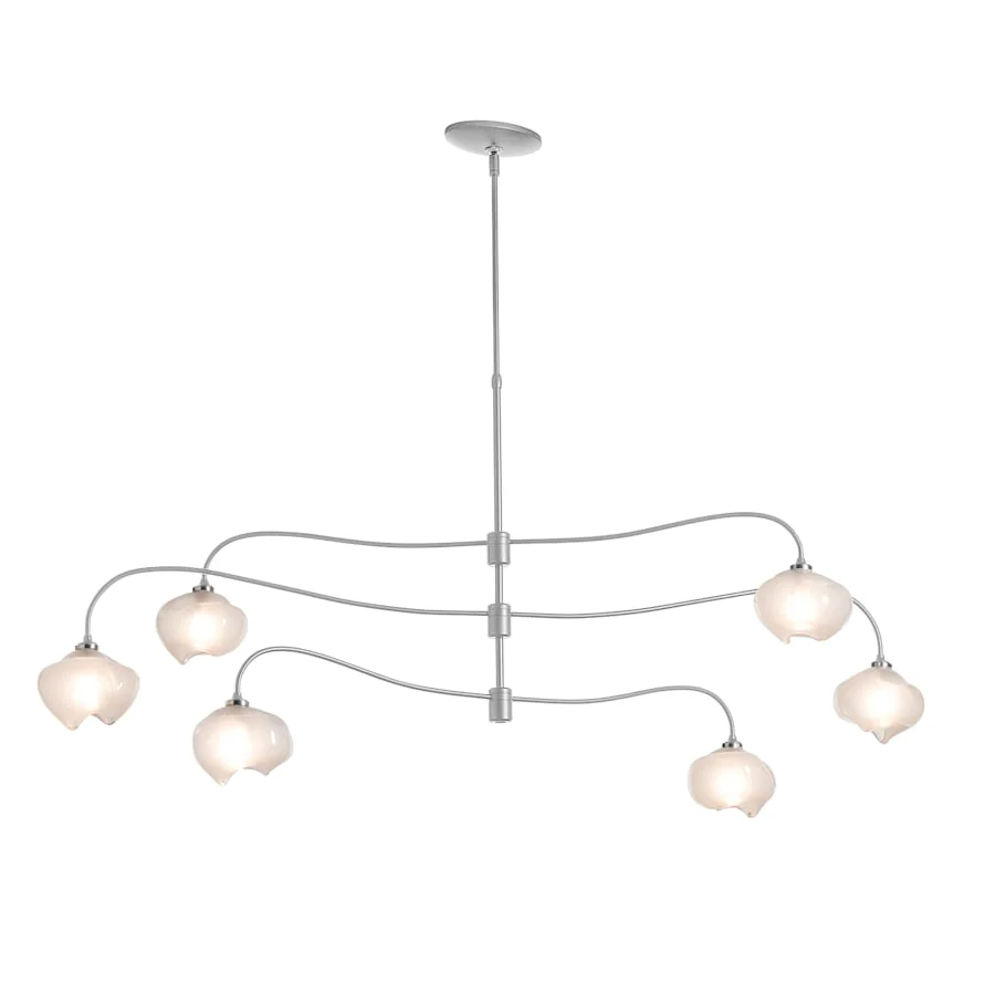 Hubbardton Forge Ume 6 Light 59" Wide Linear Pendant - Image 1