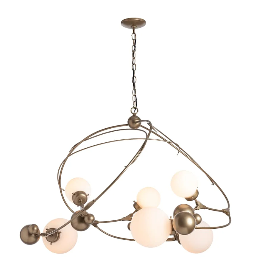 Hubbardton Forge Sprig 6 Light 49" Wide Abstract Chandelier - Image 1