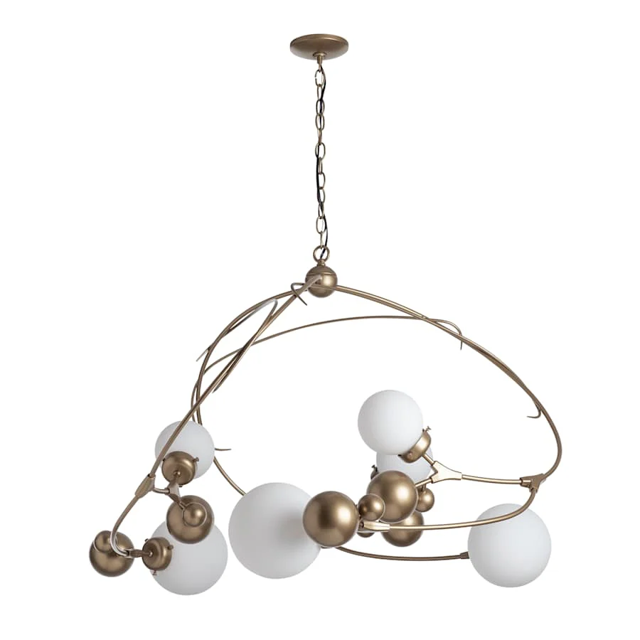 Hubbardton Forge Sprig 6 Light 49" Wide Abstract Chandelier - Image 3
