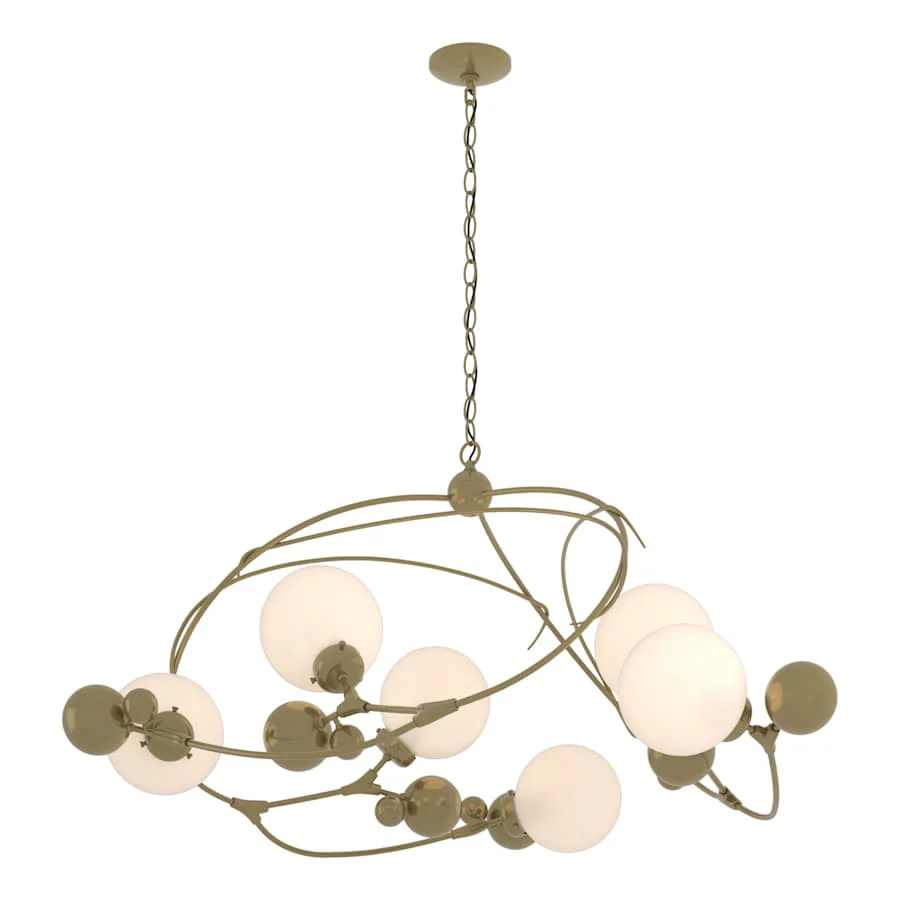 Hubbardton Forge Sprig 6 Light 50" Wide Pendant - Image 1