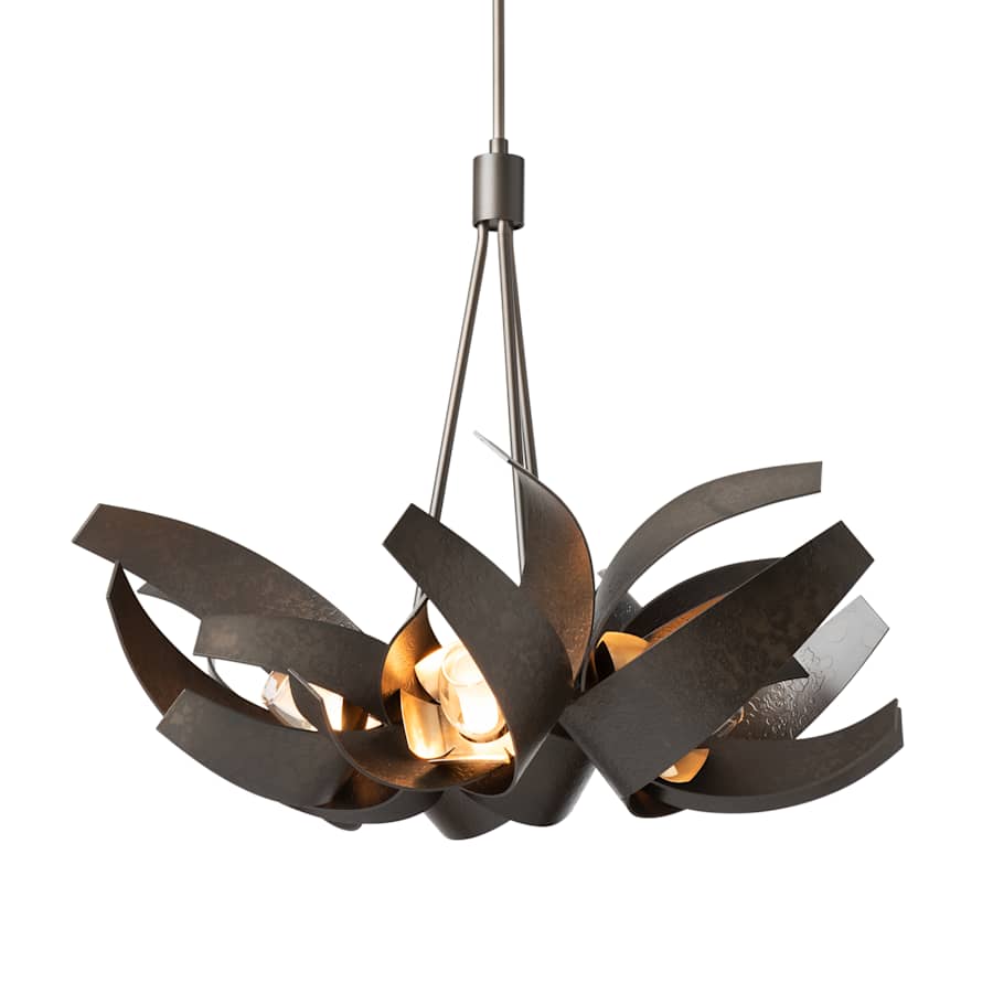 Hubbardton Forge Corona 6 Light 27" Wide Chandelier - Image 3