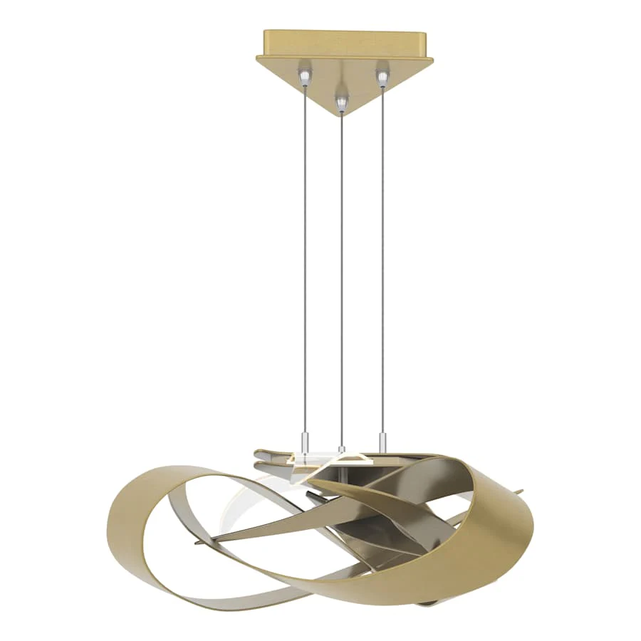 Hubbardton Forge Flux 27" Wide Suspension Pendant - Image 1