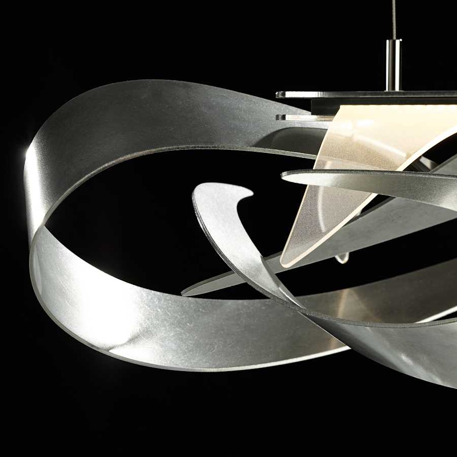Hubbardton Forge Flux 27" Wide LED Abstract Chandelier - Image 3