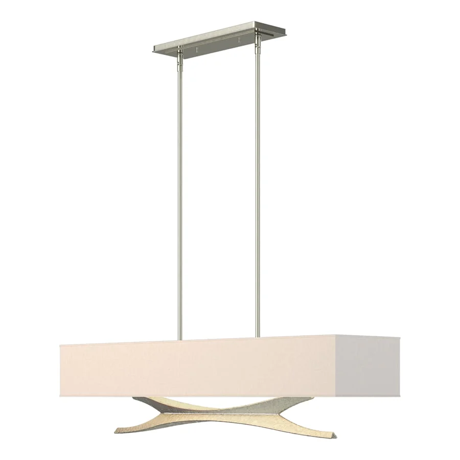 Hubbardton Forge Moreau 4 Light 42" Wide Linear Pendant - Image 1