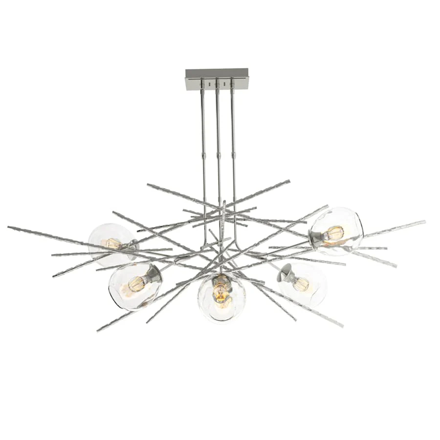 Hubbardton Forge Griffin 6 Light 63" Wide Multi Light Pendant - Image 1