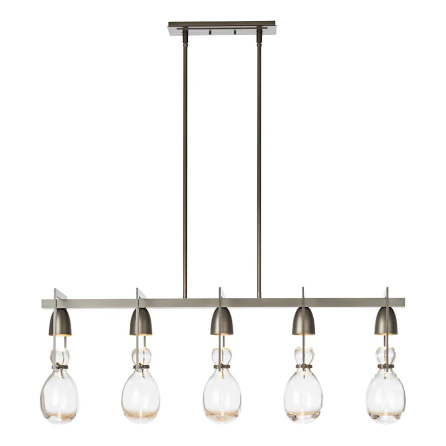 Hubbardton Forge New Traditional 5 Light 41" Wide Linear Chandelier - Image 2
