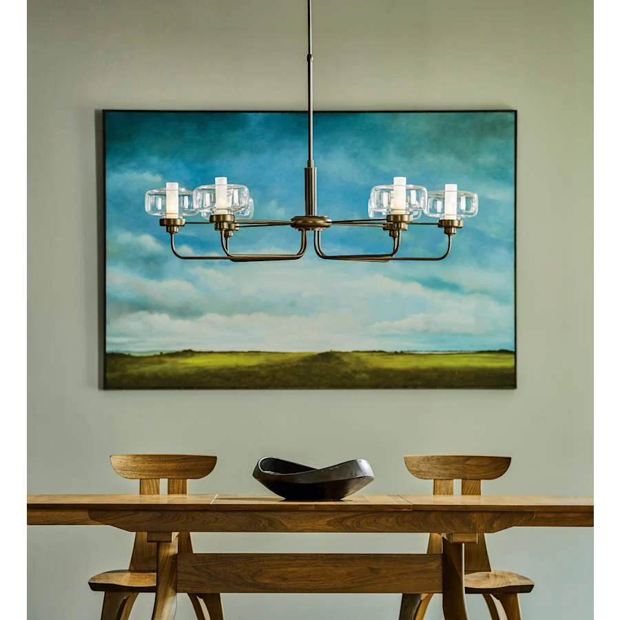Hubbardton Forge Nola 6 Light 42" Wide Chandelier - Image 2