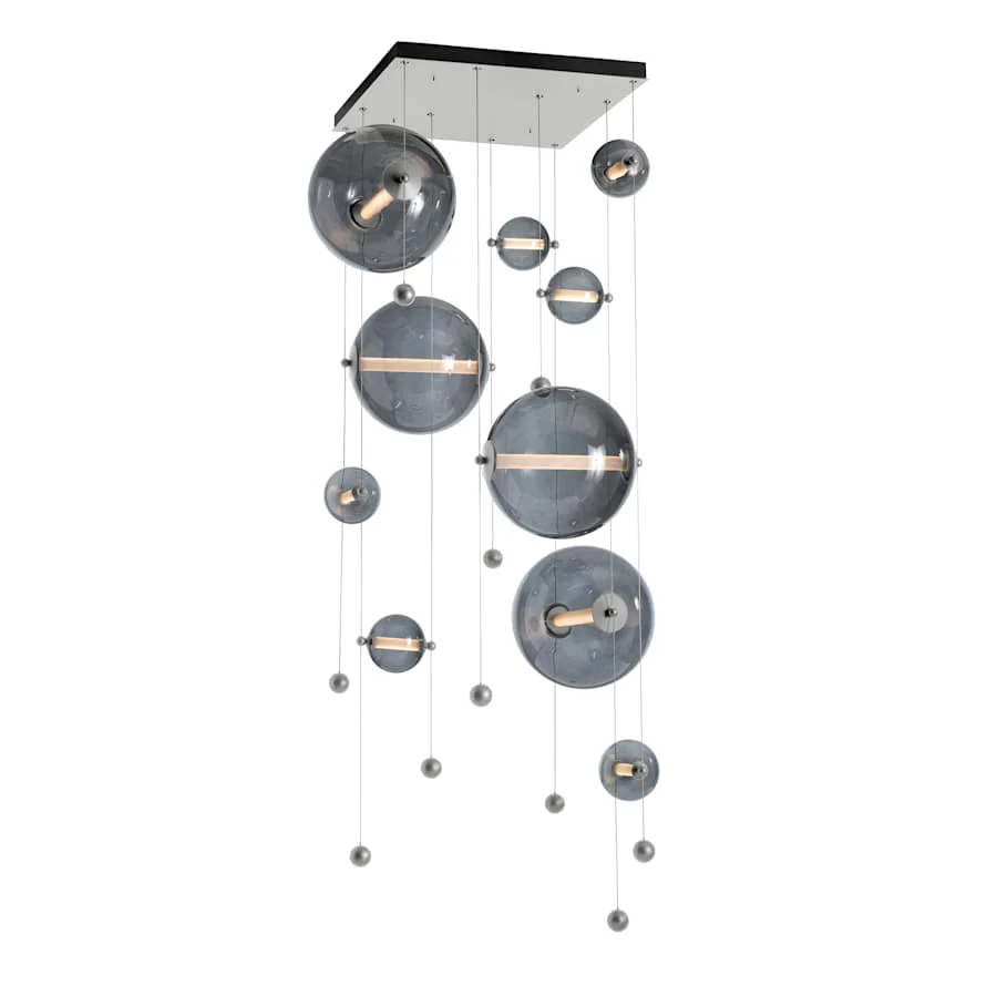 Hubbardton Forge Abacus 36" Wide LED Suspension Multi Light Pendant - Image 1