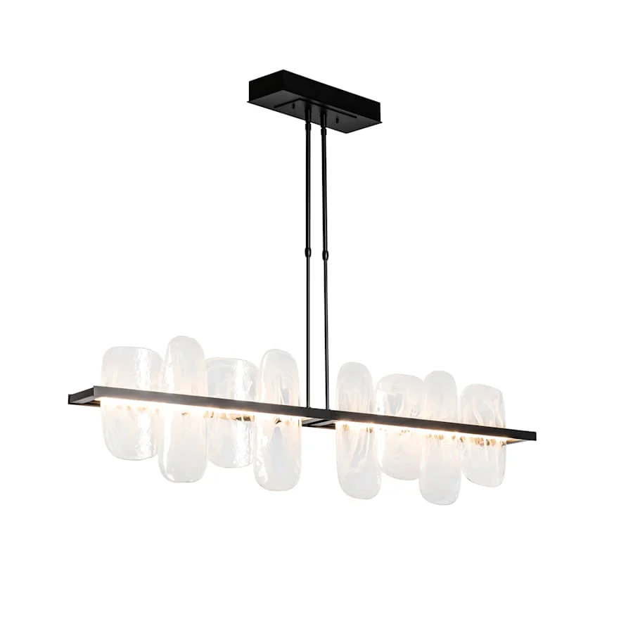 Hubbardton Forge Vitre 52" Wide LED Linear Chandelier - Image 1