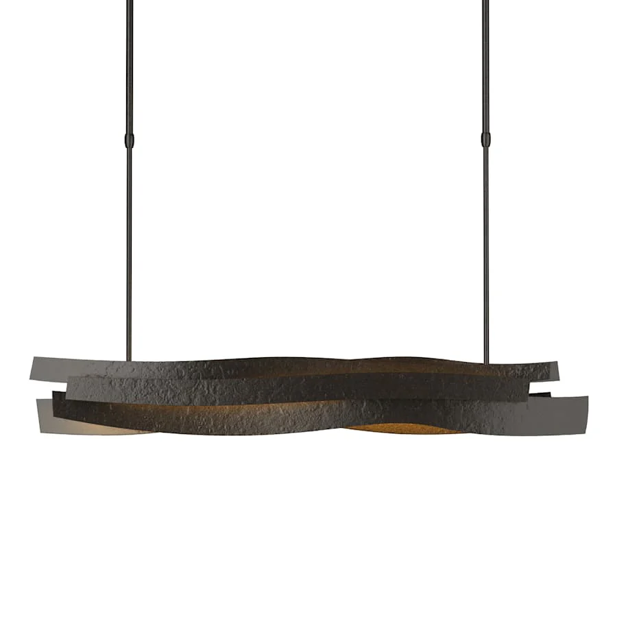Hubbardton Forge Landscape 37" Wide Linear Pendant - Image 1