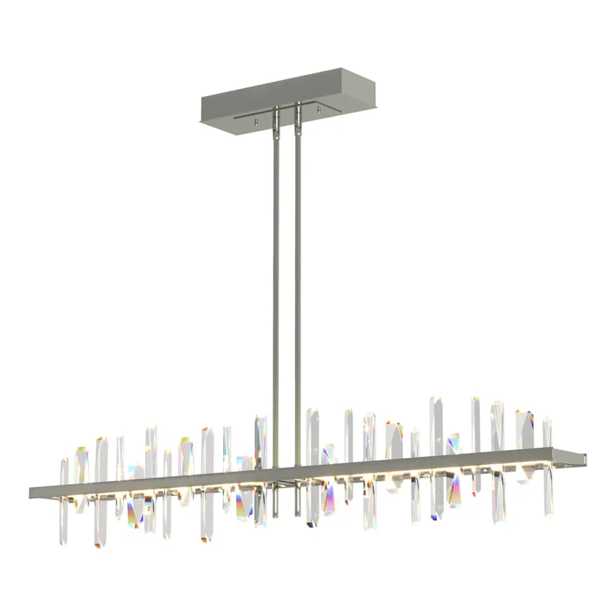 Hubbardton Forge Solitude 52" Wide LED Crystal Linear Chandelier - Image 1