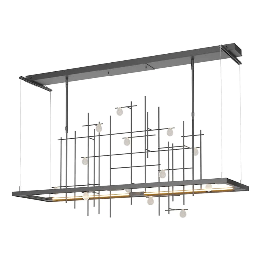Hubbardton Forge Four Seasons 54" Wide Linear Pendant - Image 1
