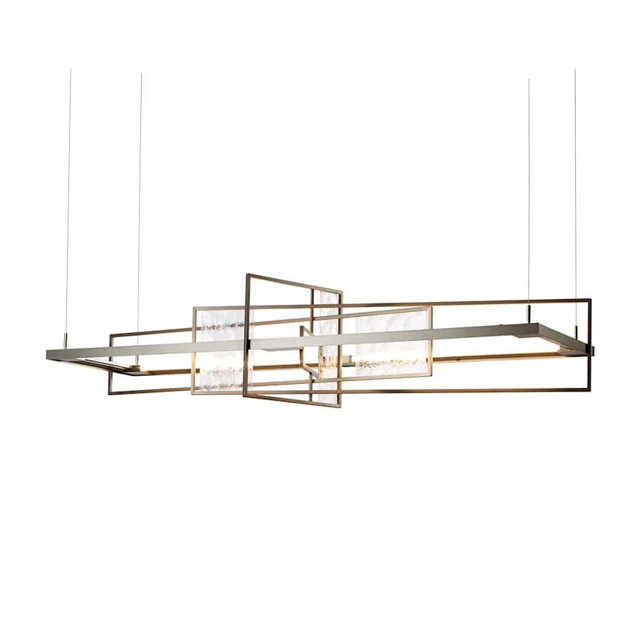 Hubbardton Forge Four Seasons 54″ Wide LED Abstract Linear Chandelier
