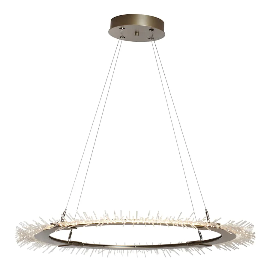 Hubbardton Forge Anemone 37" Wide LED Ring Chandelier - Image 1