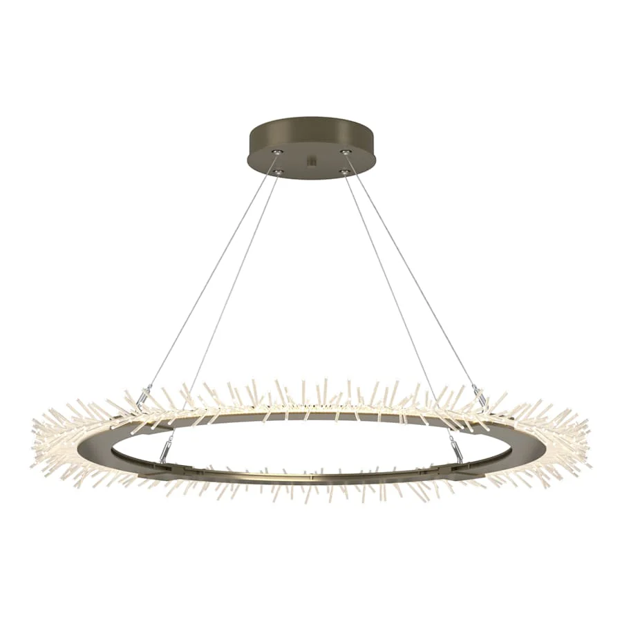 Hubbardton Forge Anemone 37" Wide LED Ring Chandelier - Image 2