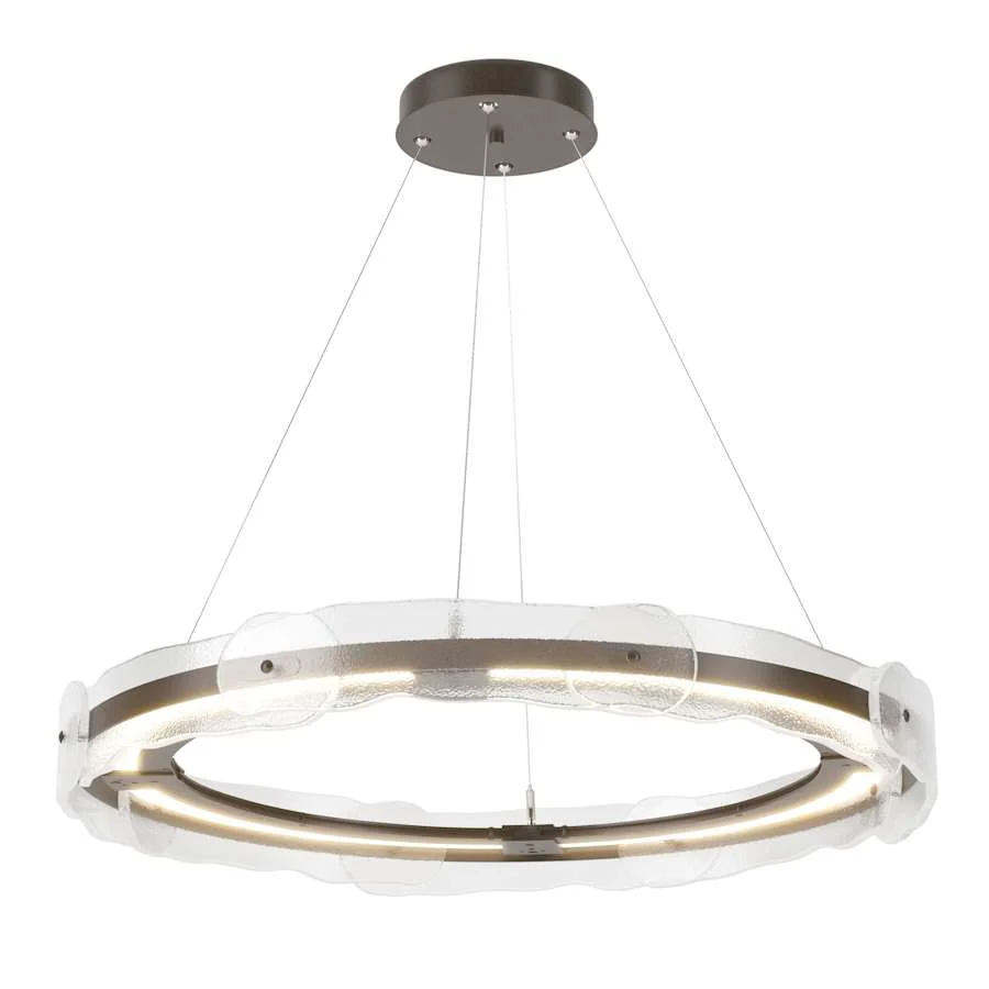Hubbardton Forge Solstice 36" Wide LED Ring Chandelier - Image 1