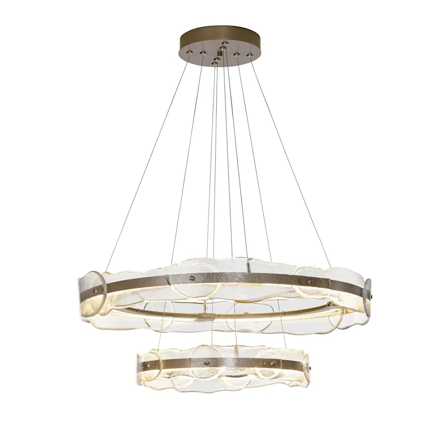 Hubbardton Forge Solstice 37" Wide LED Ring Chandelier - Image 1
