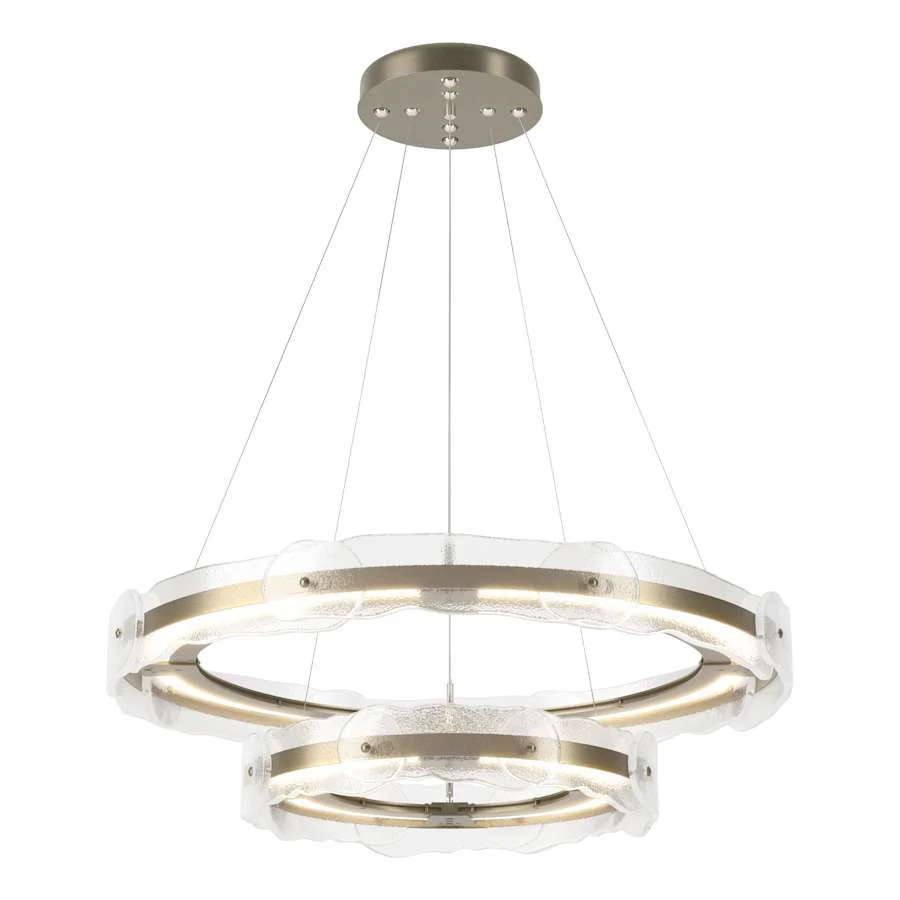 Hubbardton Forge Solstice 37" Wide LED Ring Chandelier - Image 3