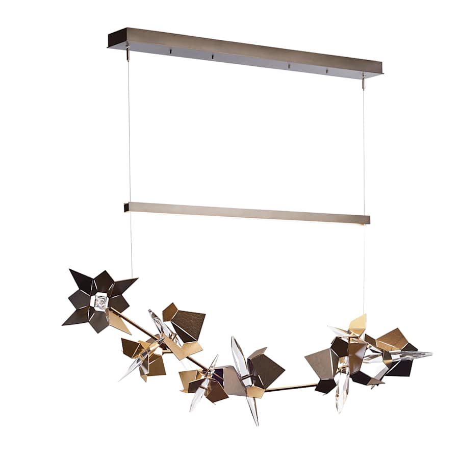 Hubbardton Forge Belladonna 50" Wide LED Crystal Abstract Chandelier - Image 2