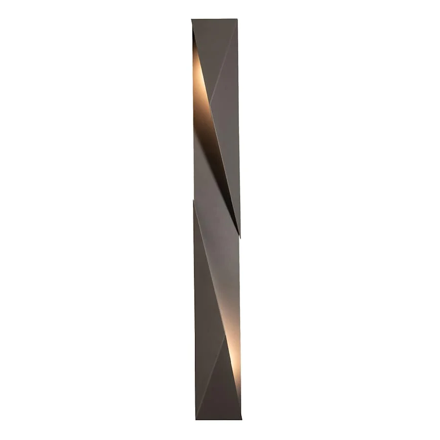 Hubbardton Forge Carbon 2 Light 63″ Tall Outdoor Wall Sconce