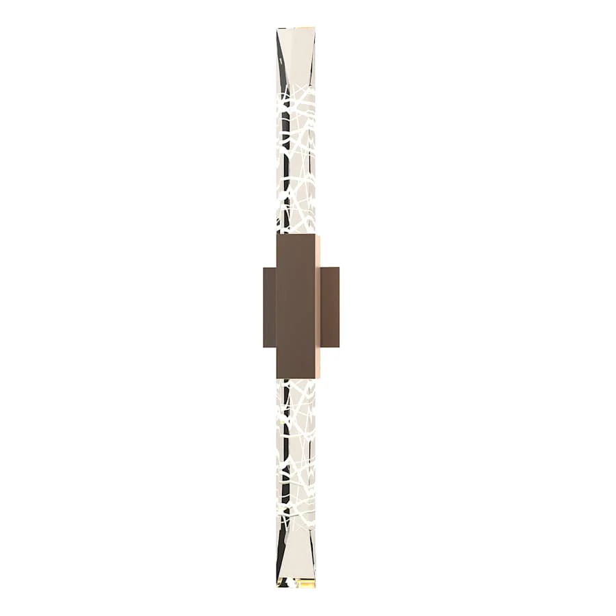 Hubbardton Forge Refraction 2 Light 36" Tall LED Outdoor Wall Sconce - Image 1