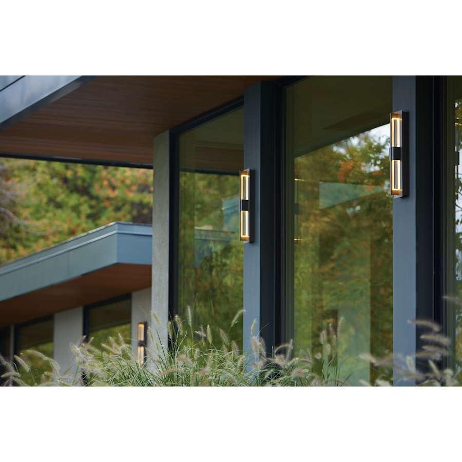 Hubbardton Forge Double Axis 38" Tall LED Outdoor Wall Sconce - Image 3