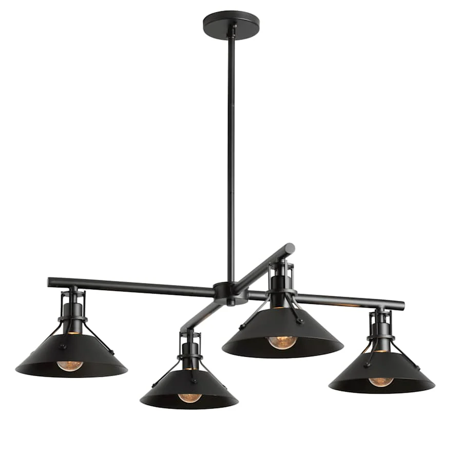 Hubbardton Forge Henry 4 Light 36" Wide Outdoor Chandelier - Image 1