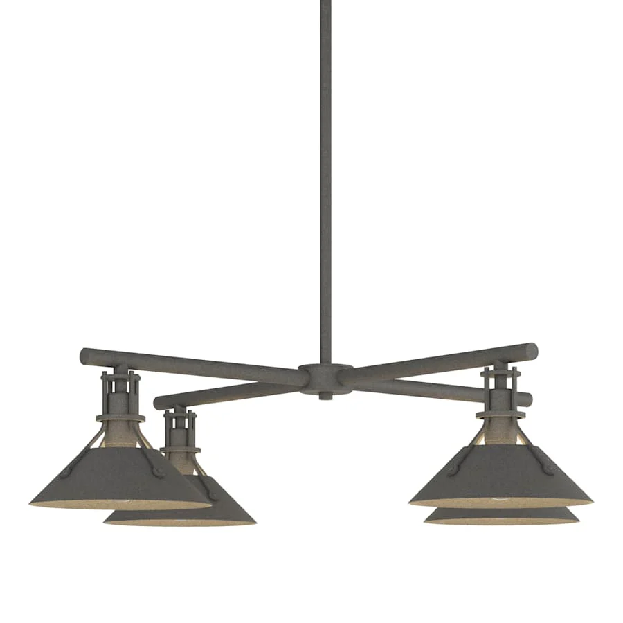 Hubbardton Forge Henry 4 Light 36" Wide Outdoor Pendant - Image 1
