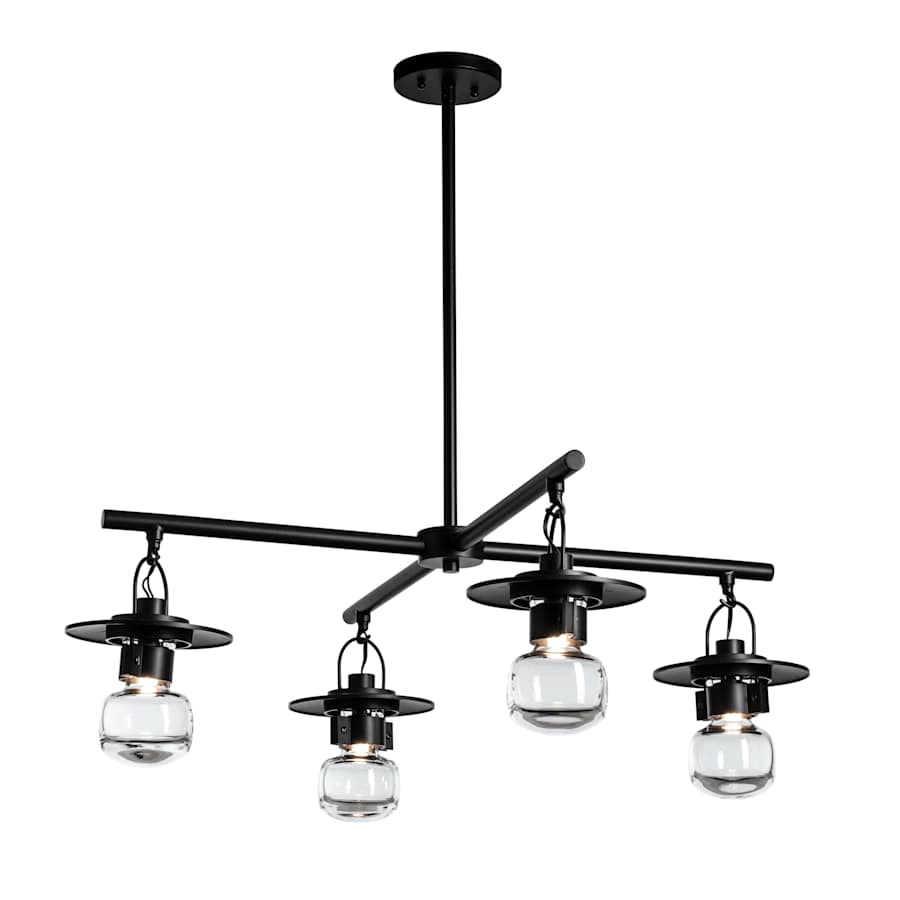 Hubbardton Forge Mason 4 Light 34" Wide Outdoor Chandelier - Image 1