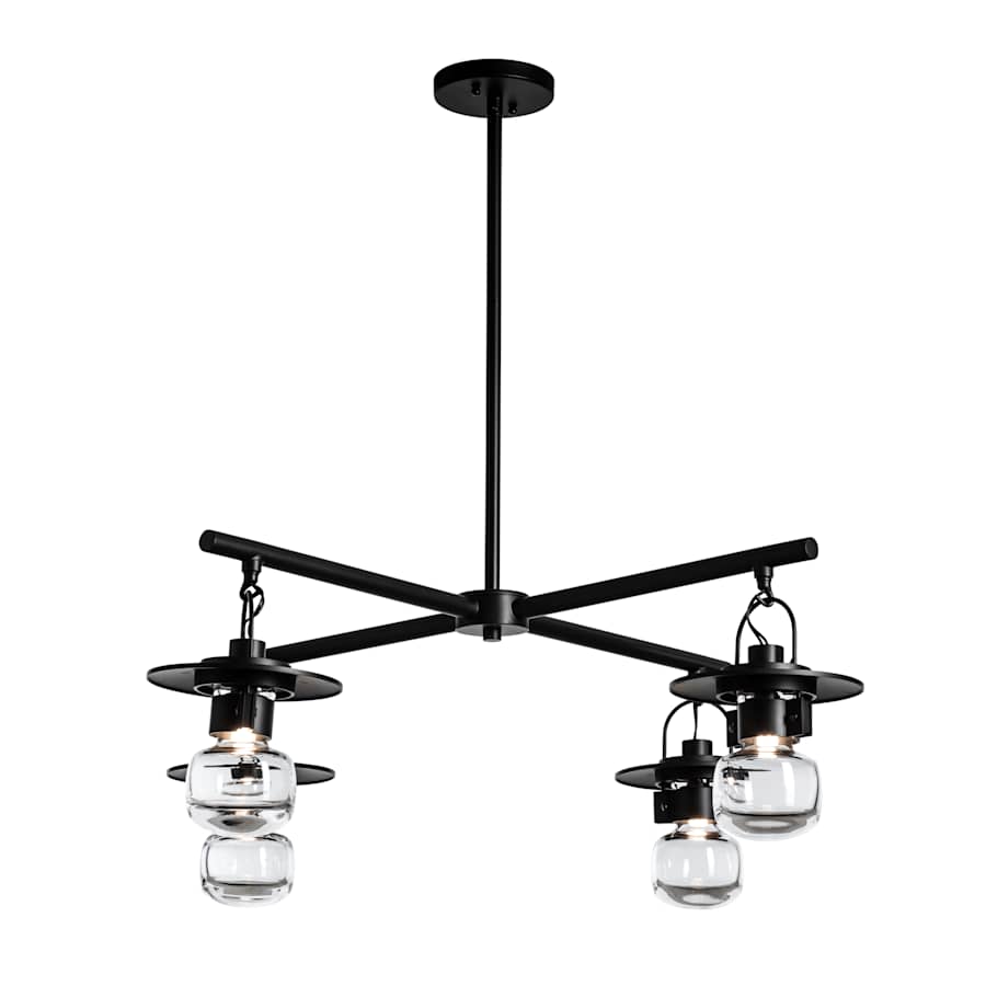 Hubbardton Forge Mason 4 Light 34" Wide Outdoor Chandelier - Image 2