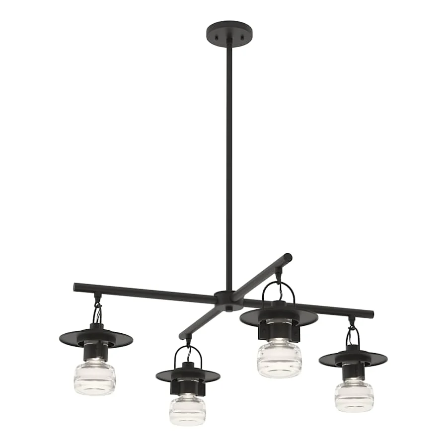 Hubbardton Forge Mason 4 Light 34" Wide Outdoor Chandelier - Image 3