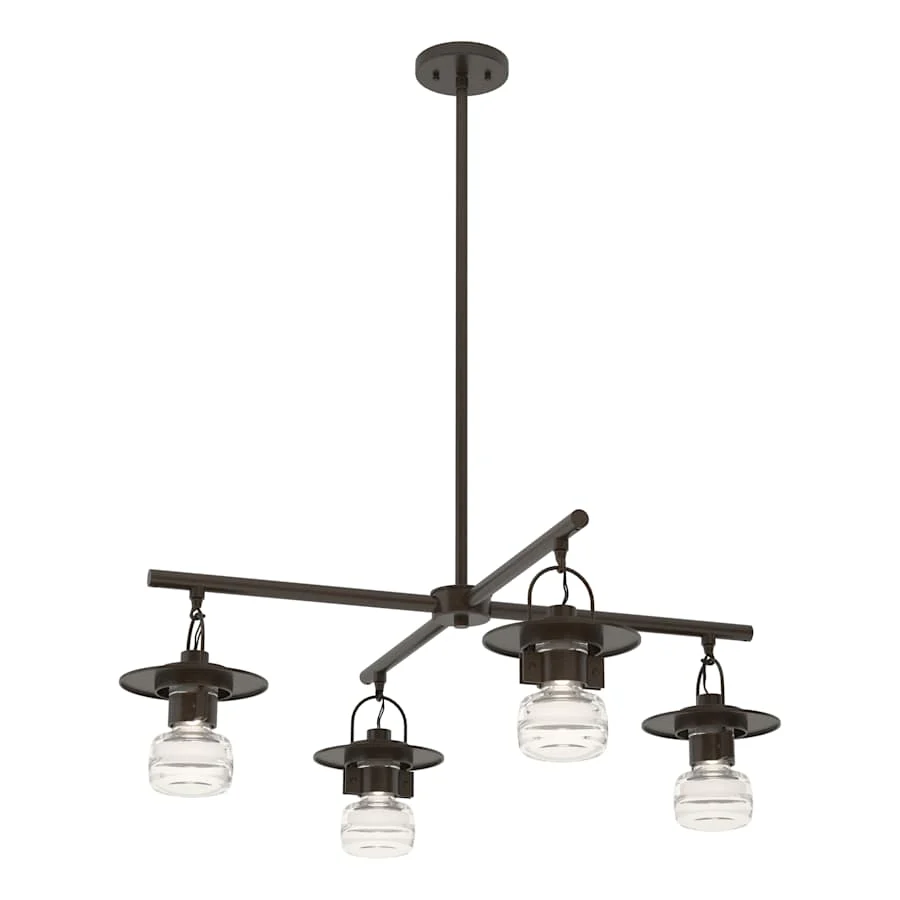 Hubbardton Forge Mason 4 Light 34" Wide Outdoor Pendant - Image 1