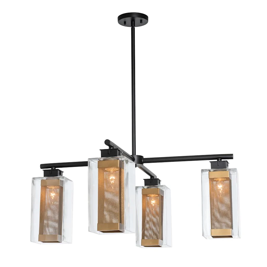 Hubbardton Forge Polaris 4 Light 32" Wide Outdoor Chandelier - Image 1
