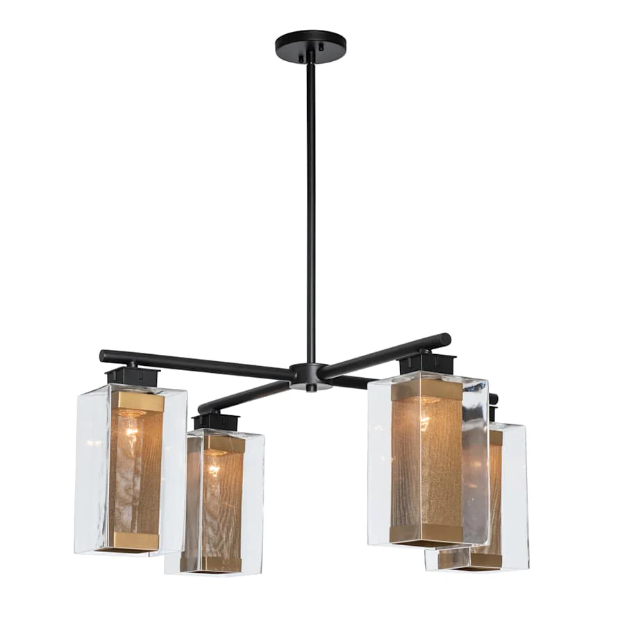 Hubbardton Forge Polaris 4 Light 32" Wide Outdoor Chandelier - Image 2