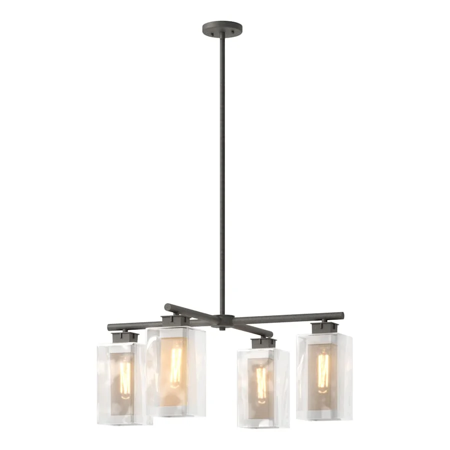 Hubbardton Forge Polaris 4 Light 33" Wide Outdoor Pendant - Image 1